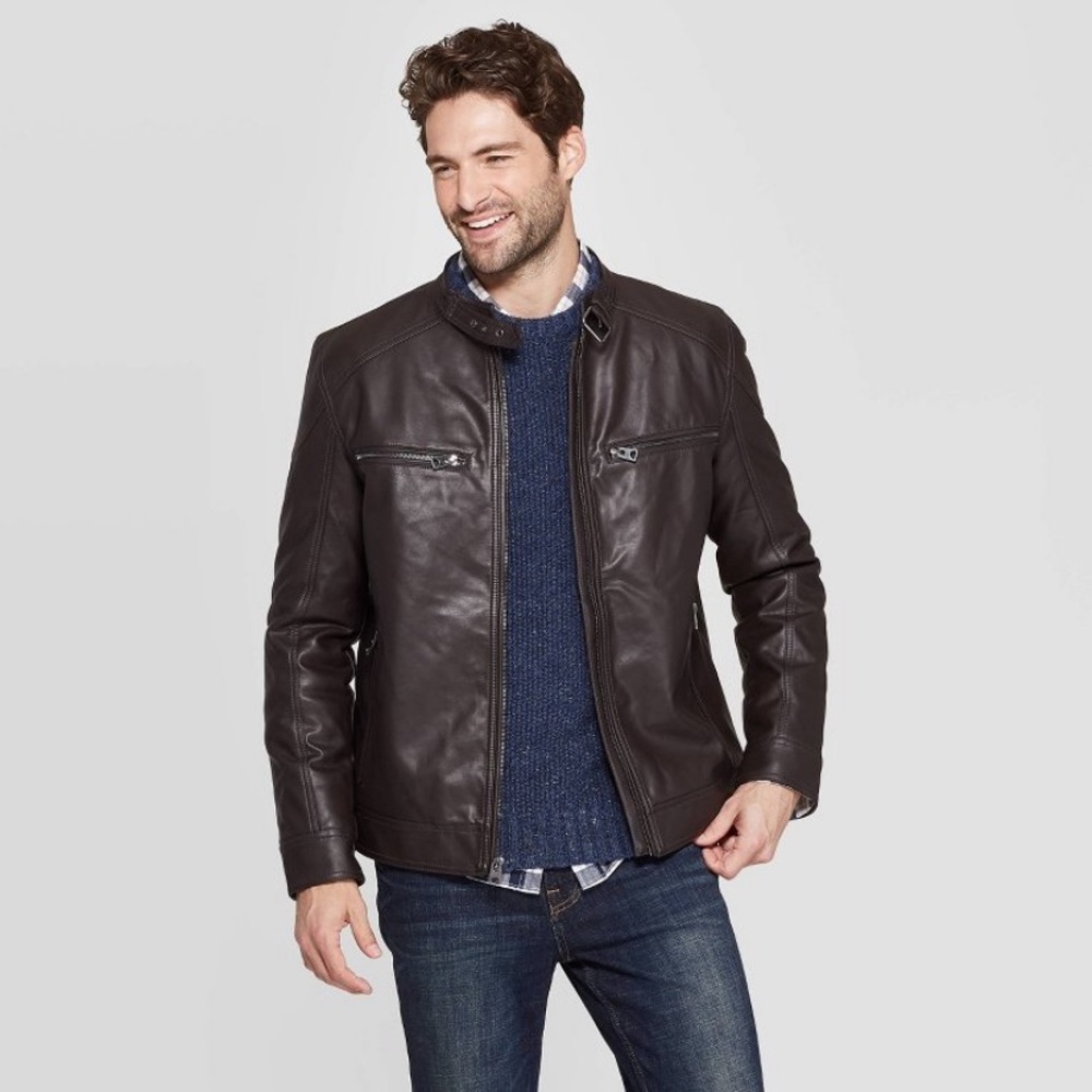 Goodfellow & Co. Men’s Faux Leather Jacket